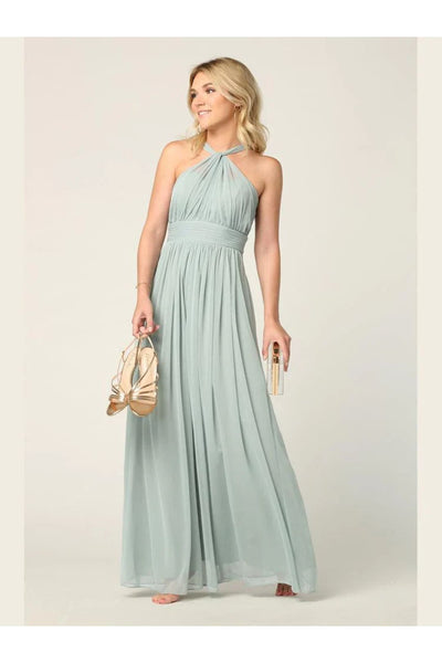 Eva USA 3206 Halter Long Bridesmaids Dress - Bridesmaids Dress
