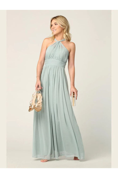 Eva USA 3206 Halter Long Bridesmaids Dress - Bridesmaids Dress