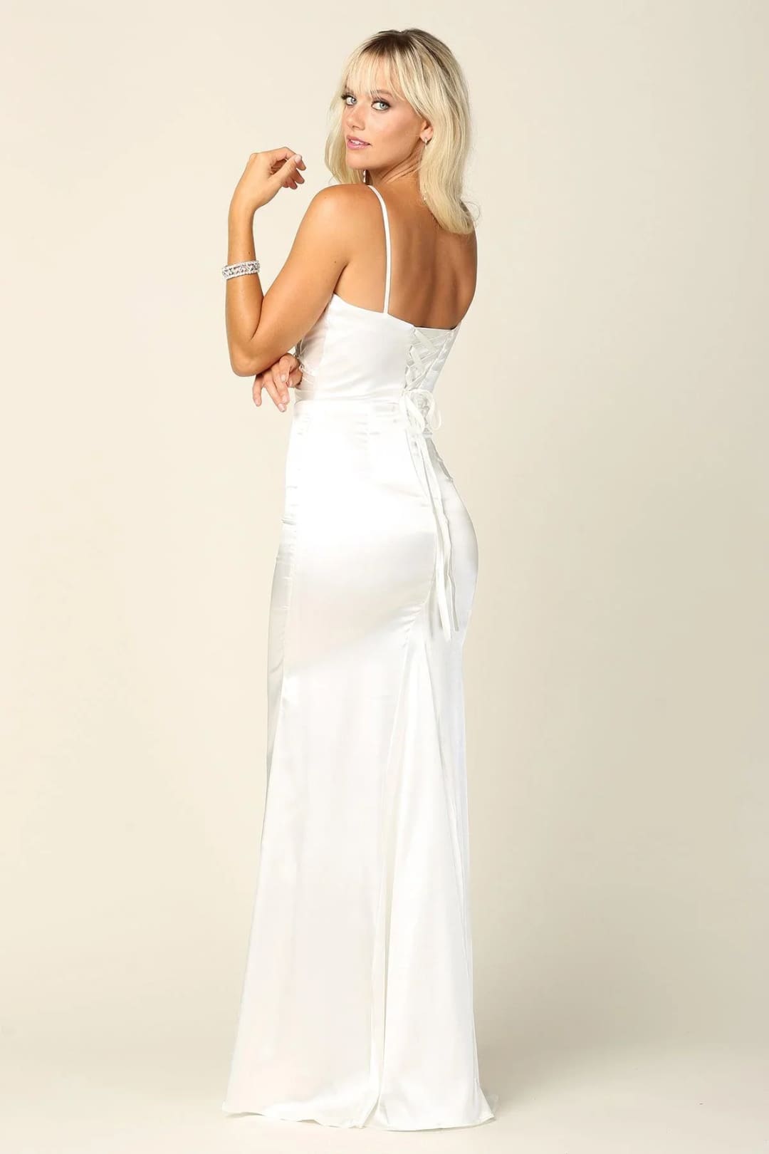Eva USA 3409 Long Spaghetti Strap Formal Dress Bridesmaids - Bridesmaids Dress