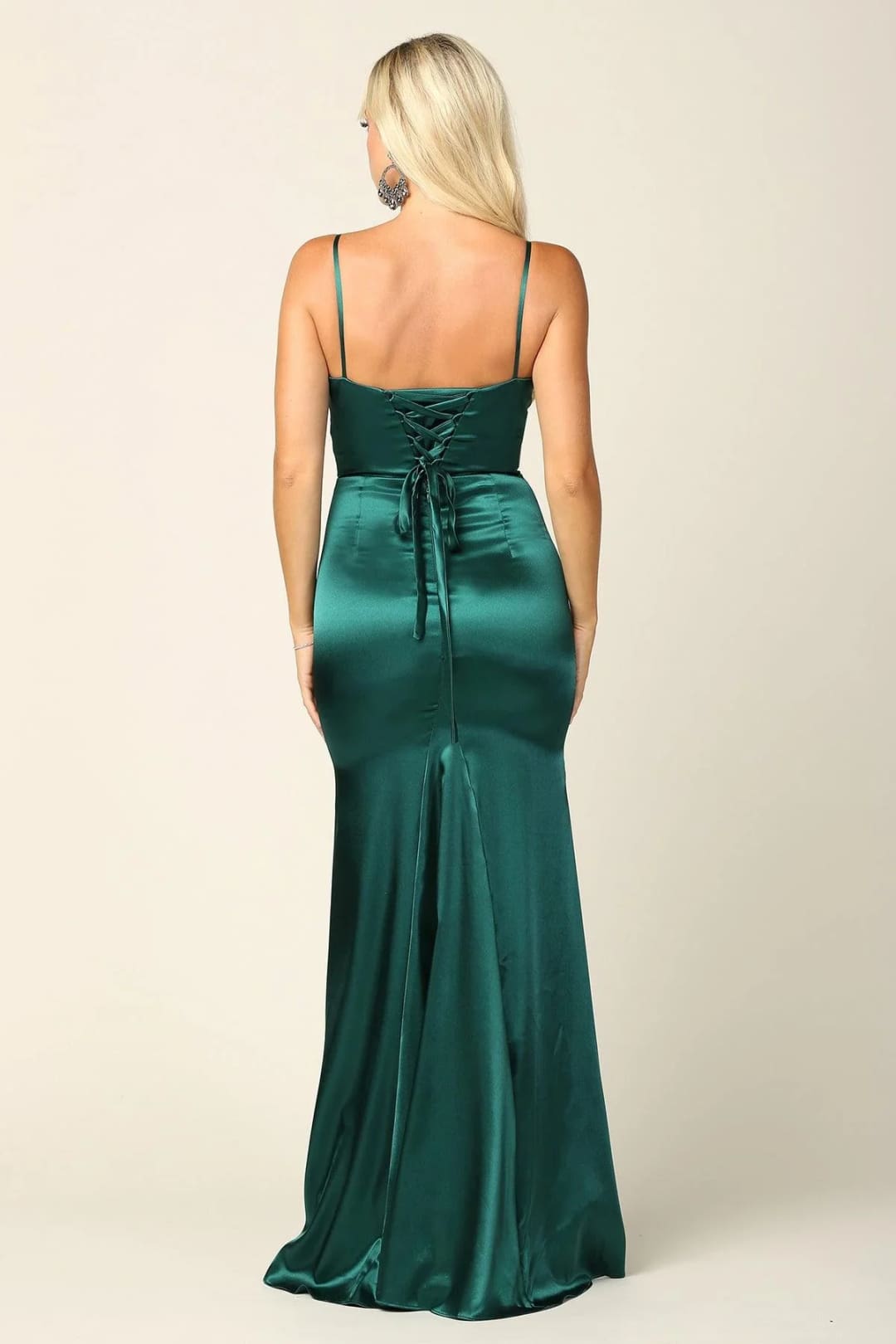 Eva USA 3409 Long Spaghetti Strap Formal Dress Bridesmaids - Bridesmaids Dress