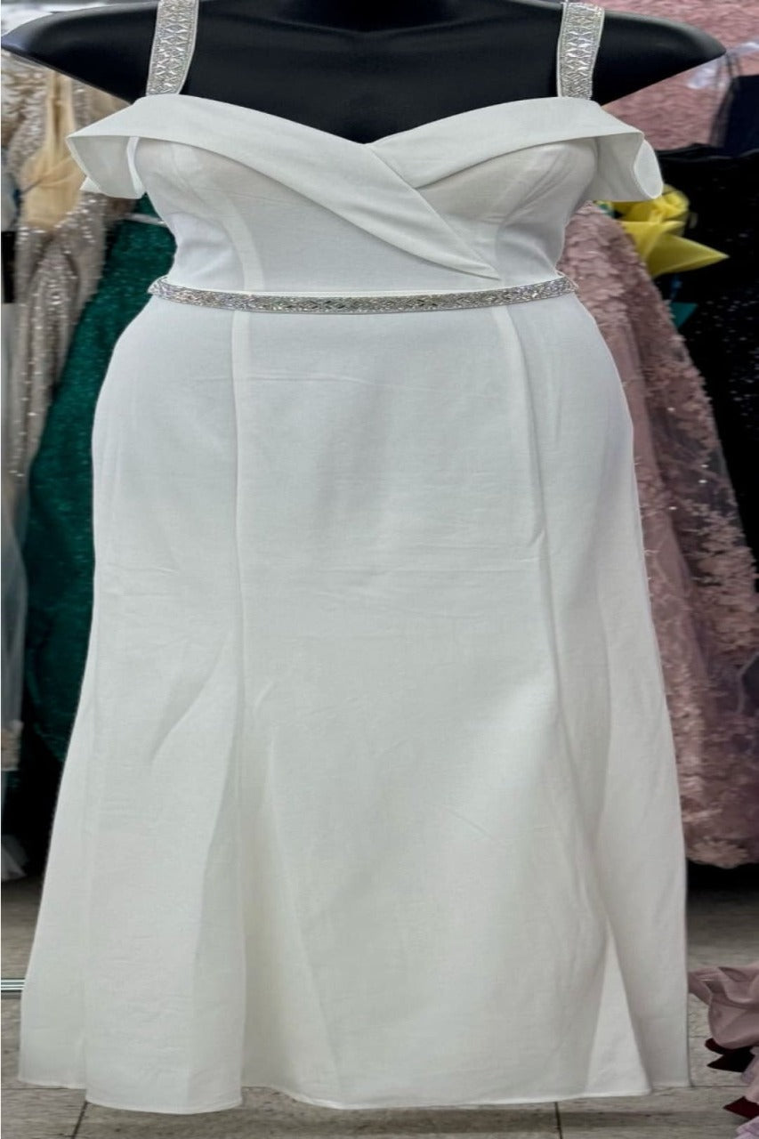 Fitted Formal Long Dresses - IVORY / 4 - Dress
