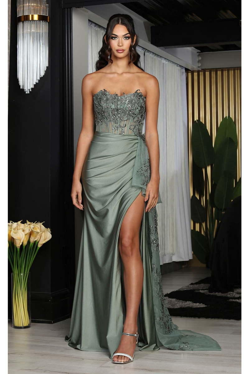 high slit dress dresses Formal Sheath By May Queen MQ2072 Stacy Adams Newell Oxford PerformancePants Color:Purple as Pics this dress is perfect