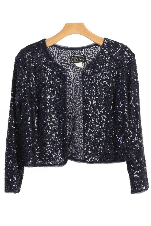 Formal Sequins Bolero Evening Jacket - The Dress Outlet