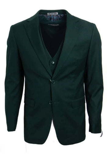 Hunter Green Groomsmen Suit for Men & Boys - Perfect for Weddings + Free Tie - Suits