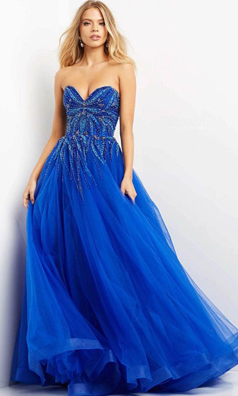 Jovani 07946 - Beaded Ballgown with Sweetheart Neckline for Prom - Prom