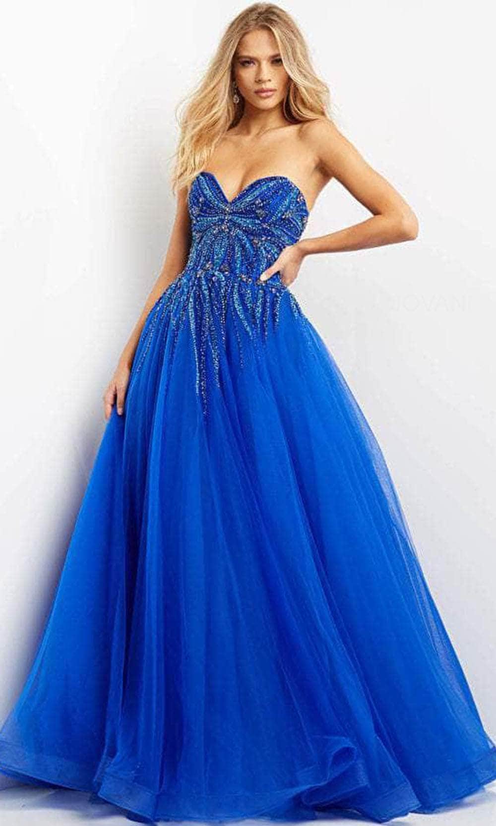 Jovani 07946 - Beaded Ballgown with Sweetheart Neckline for Prom - Prom