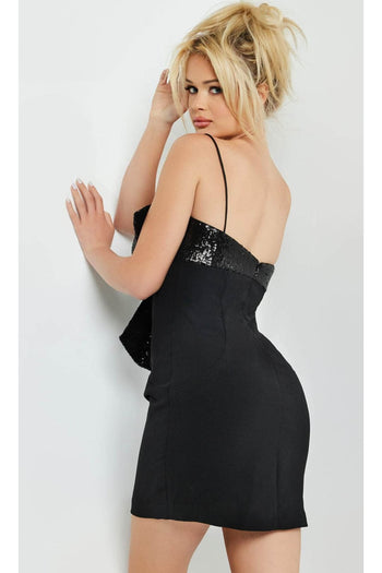 Jovani 25744 Cocktail Dress with Sequin Ornate Bow - Prom