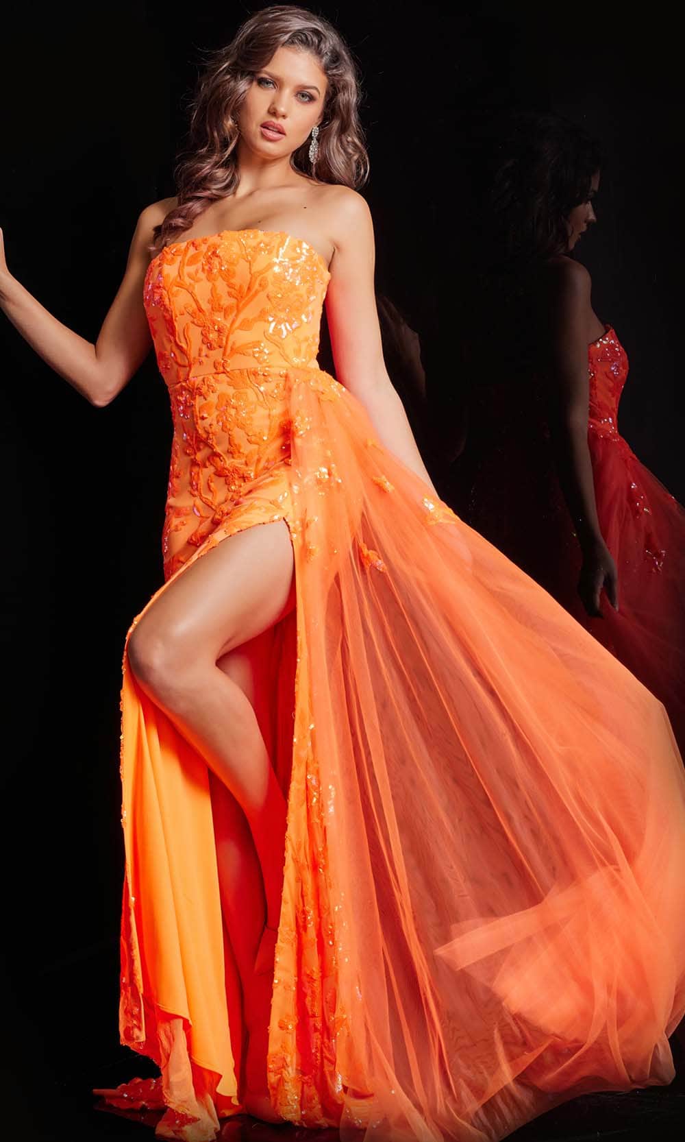 Jovani 26134 Sheath Prom Dress with Sequins - Prom