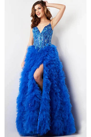 Jovani 38523 - a stunning sleeveless ballgown. - Prom