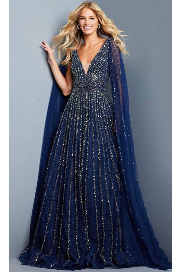 Jovani - 3917 Floral Sweetheart Mermaid Dress - Prom
