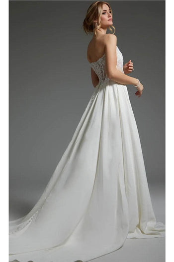 Jovani JB37128 - Corset Overskirt Bridal Gown - Prom