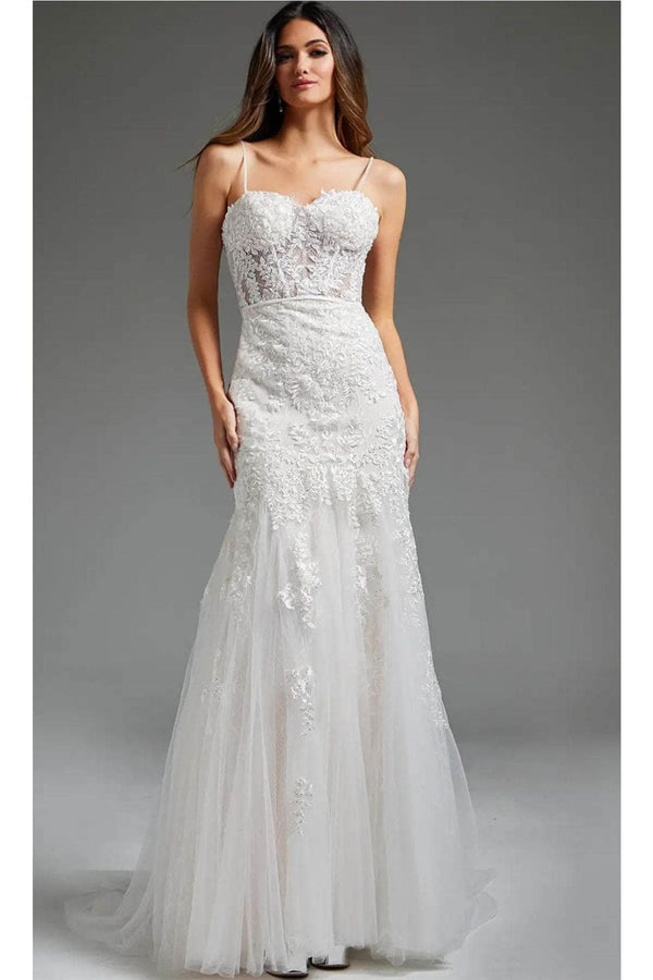 Jovani JB38490 - Sweetheart Trumpet Bridal Gown - Prom