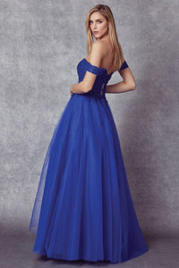Juliet 280 Sweetheart Embroidered A-line Evening Prom Formal Dress