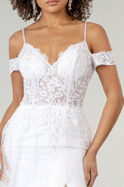 Lace Overskirt Wedding Gown by Elizabeth K GL1946 - Wedding Dresses