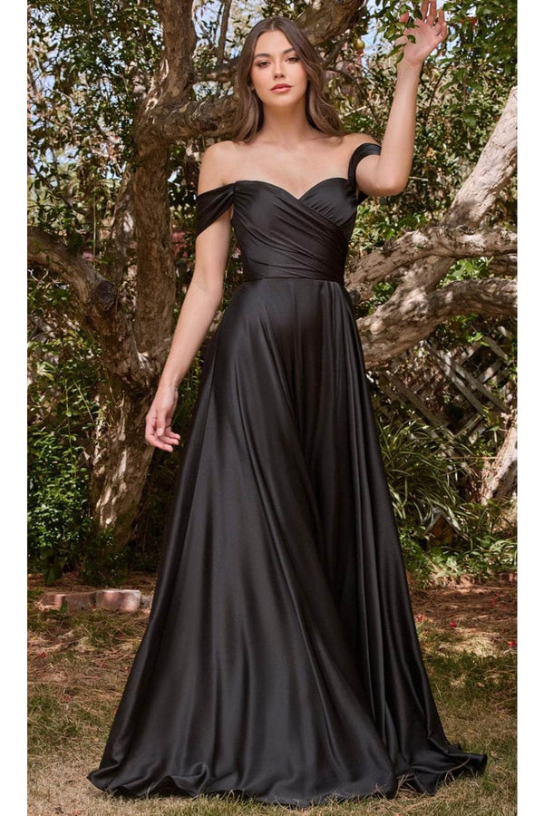 Ladivine 7493 - Sweetheart Satin Evening Gown - Prom
