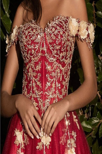 Ladivine CD0194 Sweetheart Lace Applique Birthday Party Dress - Dress