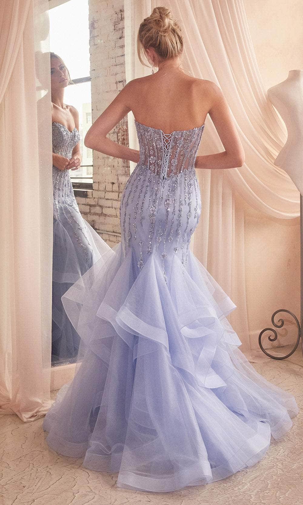 Ladivine by Cinderella Divine Dresses - Ladivine CD332 Sweetheart Neck Mermaid Gown - Prom