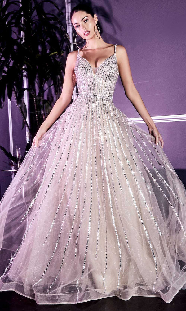 Ladivine CD940 - Embellished A-Line Prom Evening Gown - Prom