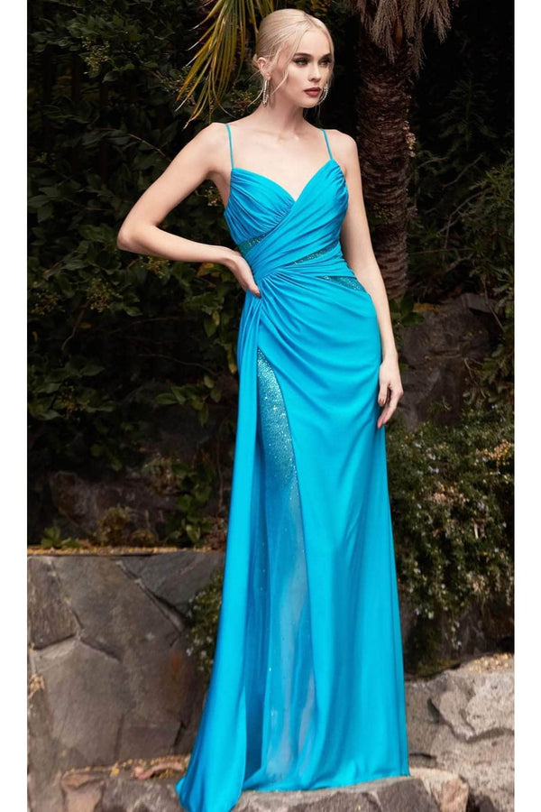 Ladivine CDS410 - Embellished Illusion Prom Evening Gown - Prom