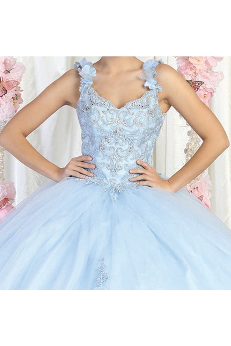 Sweet 16 Birthday Party Dress in Baby Blue Style LK180 Ball Gown
