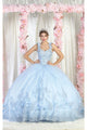 Layla K LK180 3D Floral Straps Ball Gown
