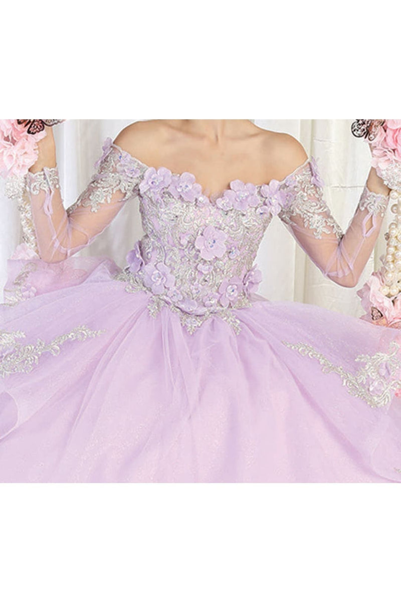 Sweet 16 Birthday Party Dress in Lilac Style LK189 Ball Gown