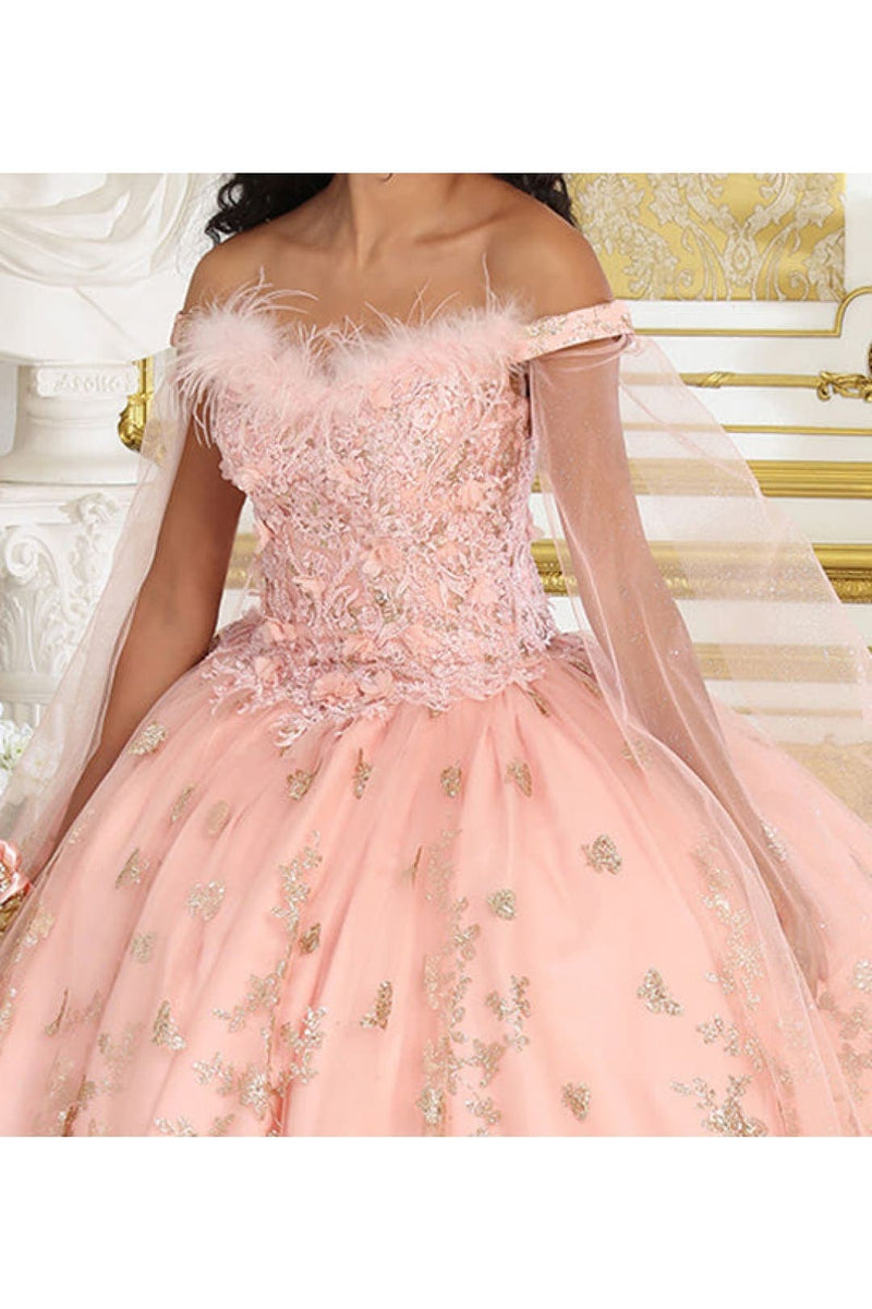 Sweet 16 Birthday Party Dress in Blush Style LK197 Ball Gown