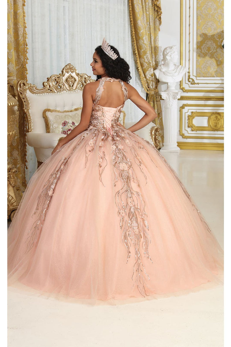 Rose Gold Vestidos De Xv C Pink Quinceanera Dresses Rose Gold