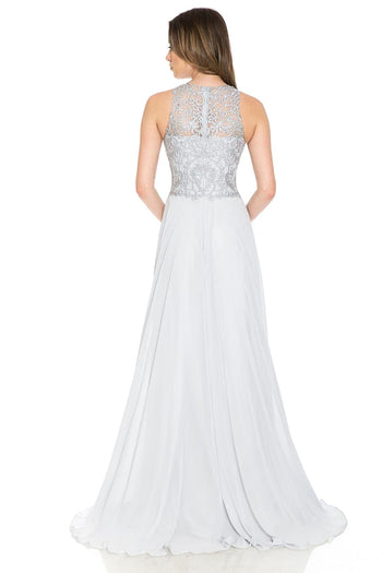 Long Embroidered Classy Gown