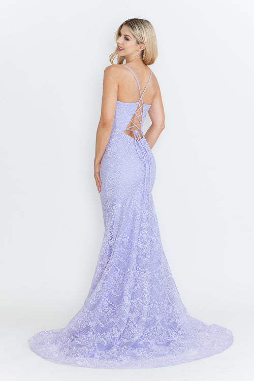 Lilac Wedding Guest Dress Black Tie Formal Gown & Plus Size by 8338