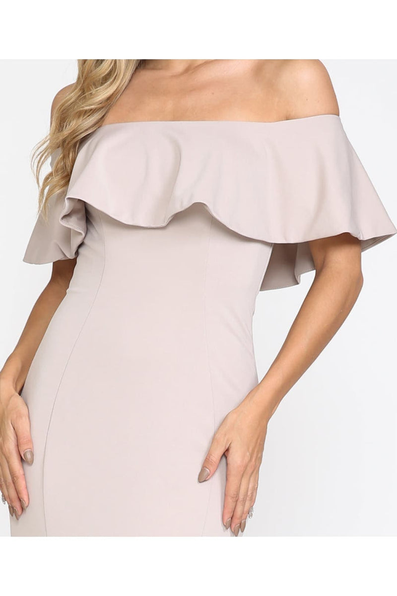 Vintage Dress Style Retro Outfit in Rose Gold By POLY USA 8146
