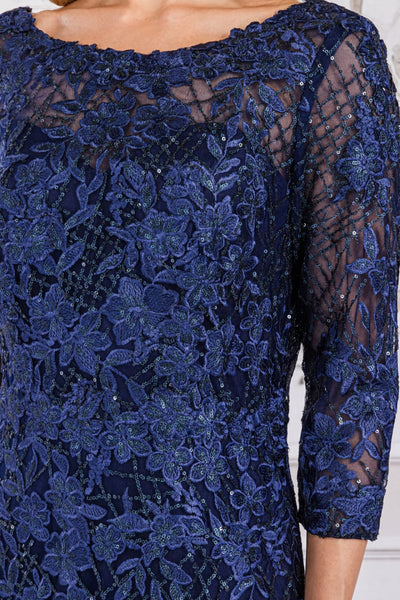 Long Evening Dress Strapless Sheath Gown By Amelia Couture 7045 - Dress