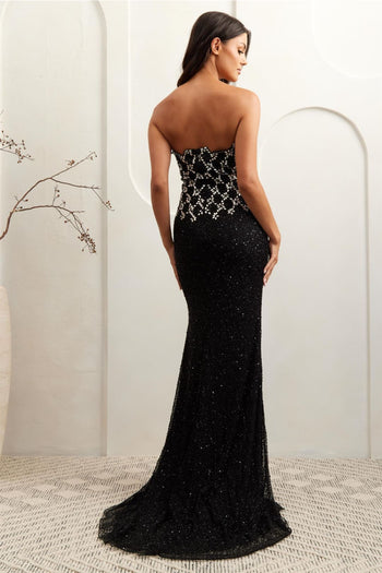 Long Gala Dress Strapless Mermaid Formal Gown By Amelia Couture IN2001 - Dress