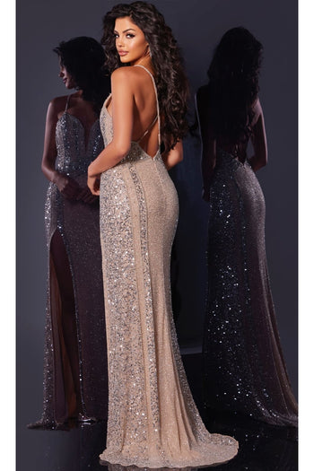 Long Prom Dress: Jovani 43918 - Apparel & Accessories > Clothing > Dresses