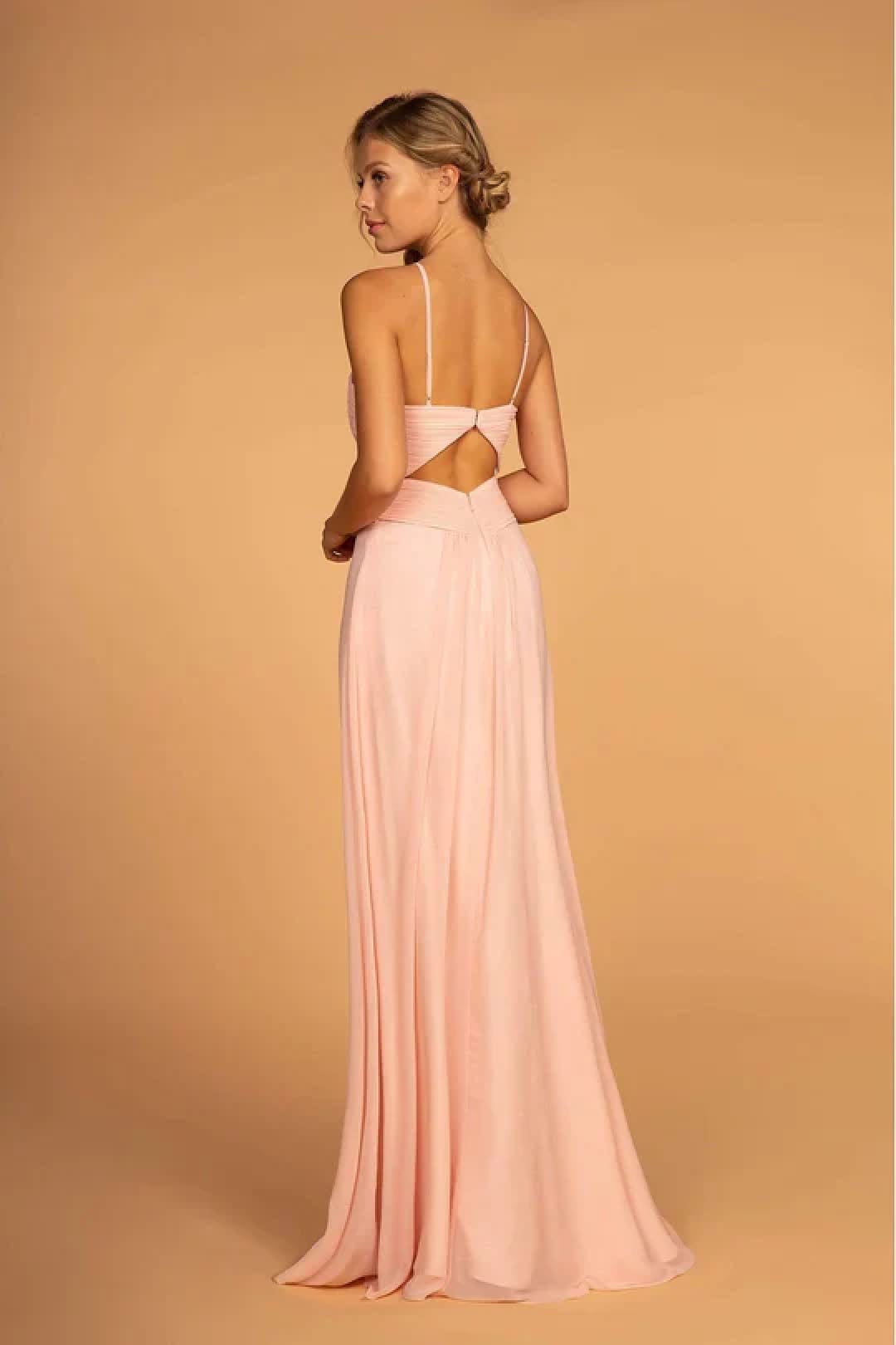 Long Sweetheart Dress with Pleated Bodice by Elizabeth K GL2607 - Long Formal Dresses