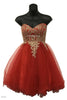 Cute Homecoming Dress - Red / 6