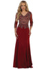 Best for Mother of the Bride - Burgundy / M