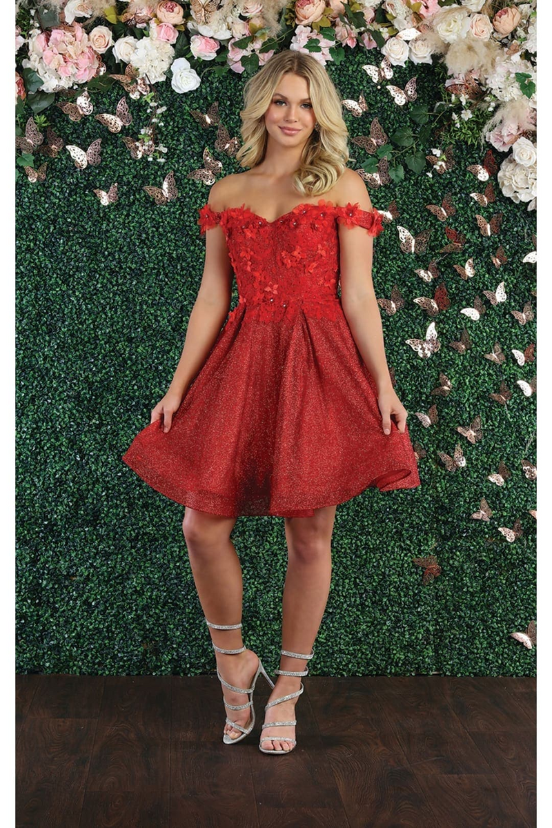 RED Graduation Dress