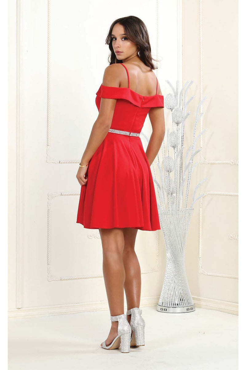 Red Graduation Dress
