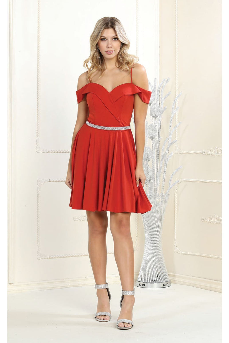 Red Graduation Dress