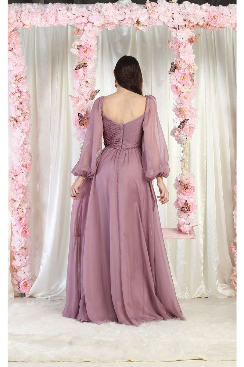 Vintage Dress Style Retro Outfit in Mauve By MQ1990