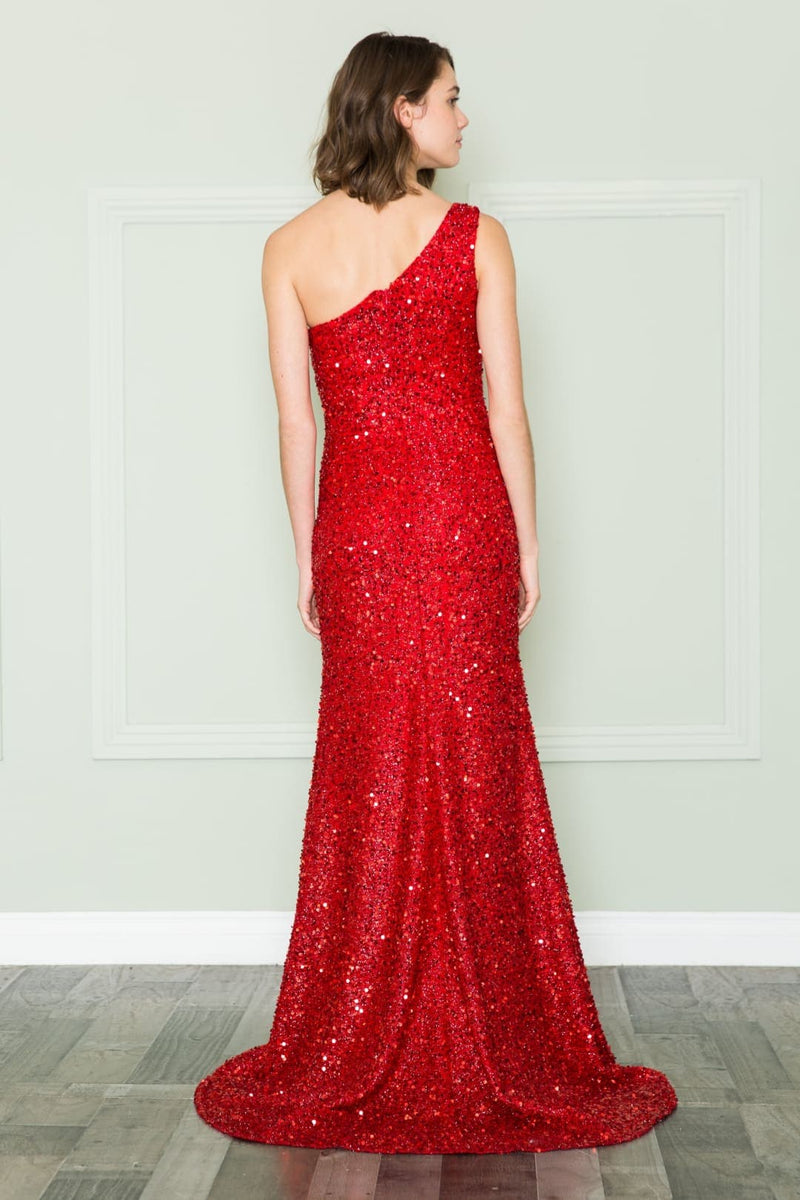 POLY USA 8874 Long Military Ball Formal Gown