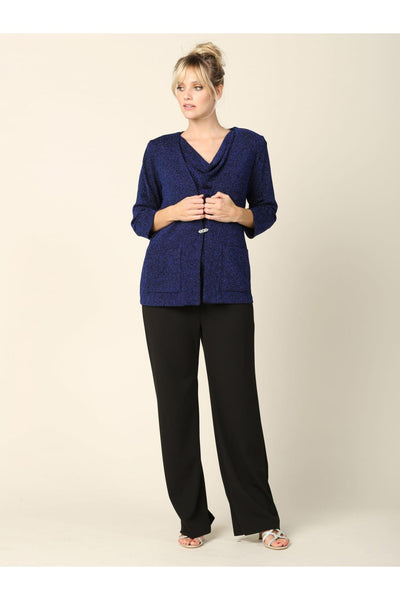 Mother of the Bride Formal Jacket Pant Suit - The Dress Outlet