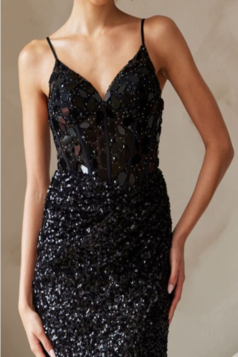 New Year's Eve Dress in Black Style 5057S NYE Outfit