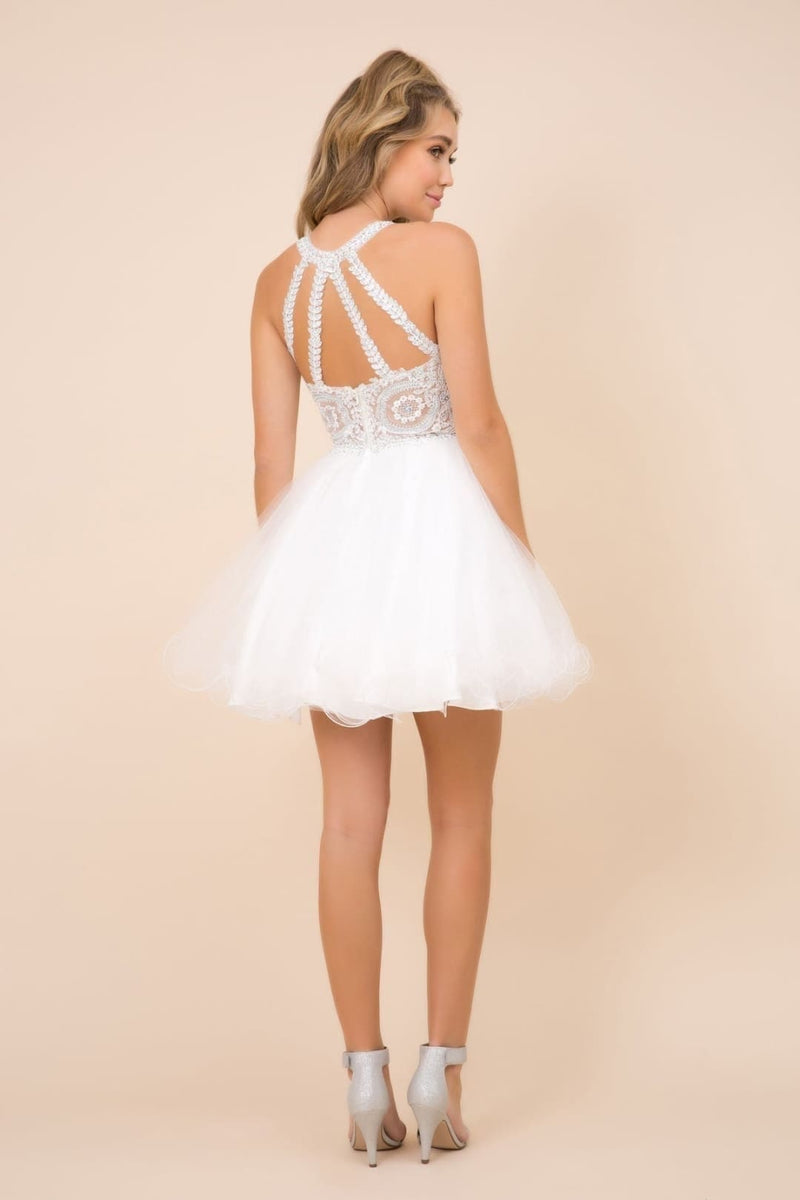 White Graduation Dress