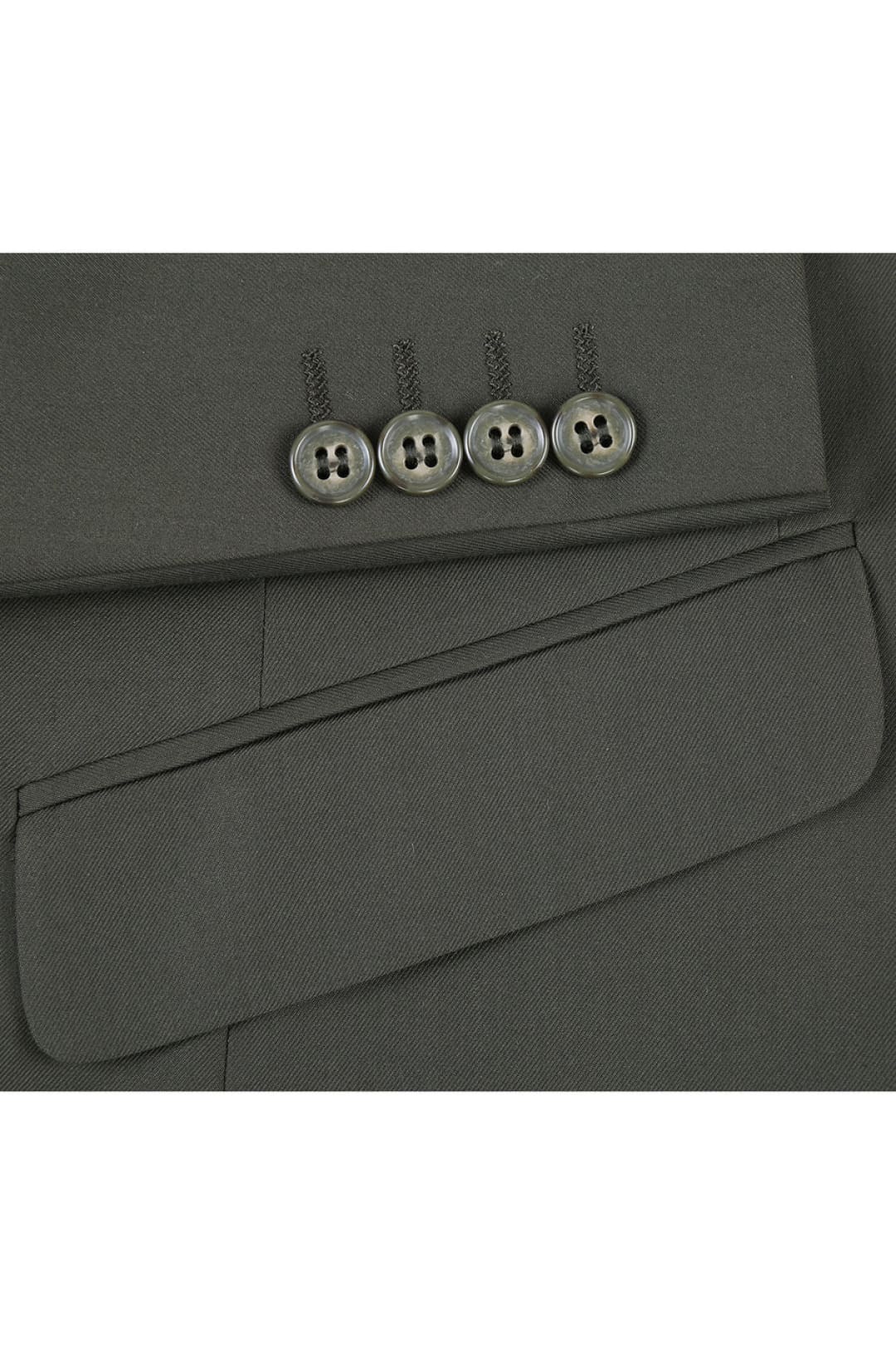Olive Green Groomsmen Suit for Men & Boys - Perfect for Weddings + Free Tie - Suits