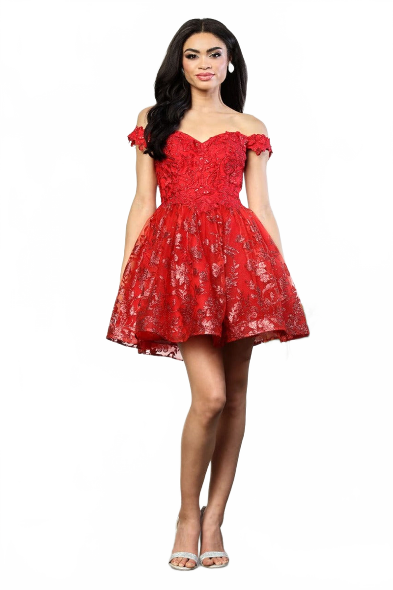 Red Graduation Dress