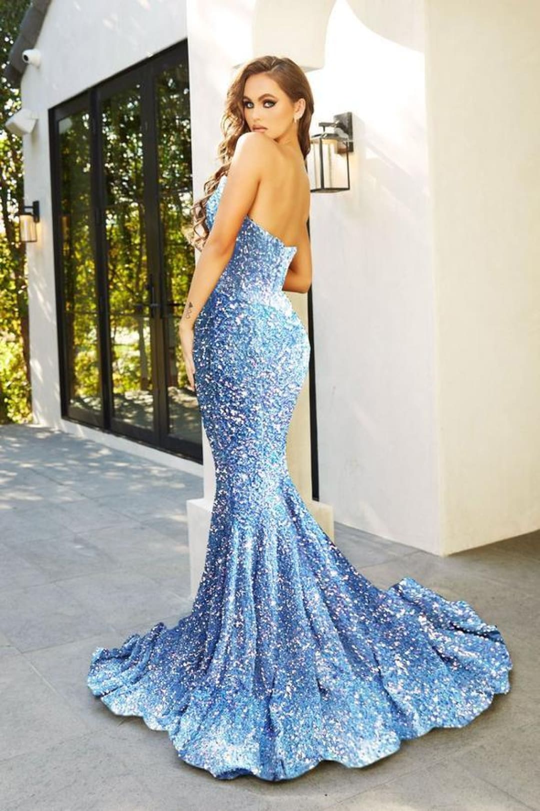 Portia And Scarlett 21208 Strapless Long Prom Dress - Prom Dress