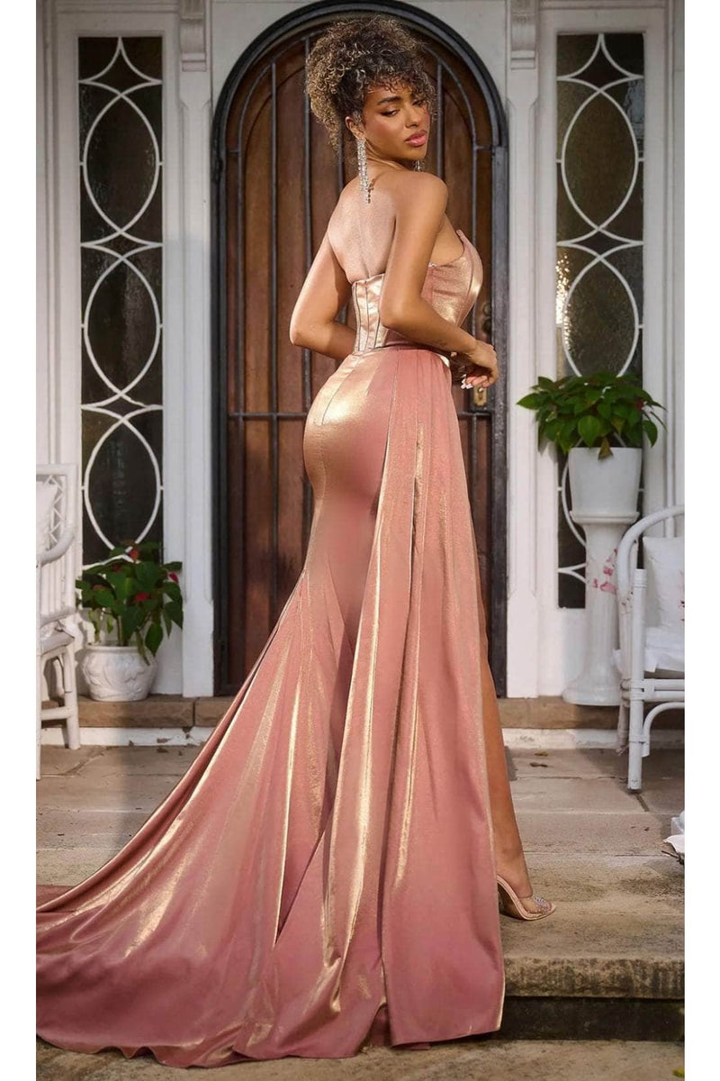 white christmas dresses Ava Presley 42215 Beaded Corset Long Formal Fitted Prom Dress main image 0