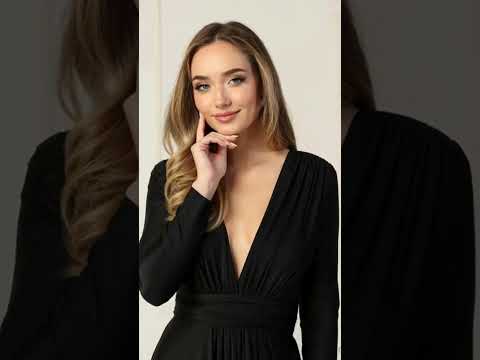 Formal Dress Shops Inc Stretchy Formal Evening Gown Black 6, Women's